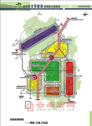 2012年版太平新城规划图