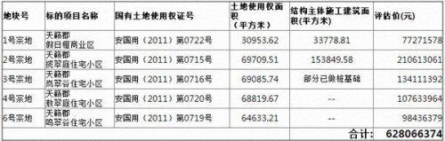 博欣天籁郡司法拍卖的土地及地上建筑物