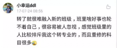 大学新生录非所愿:每八个新生就有一个想转专业