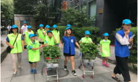 北京西城区陶然亭街道信开展社区环境治理志愿服务活动