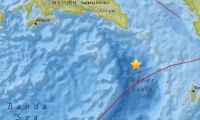 印尼马鲁古群岛附近海域发生5.4级地震